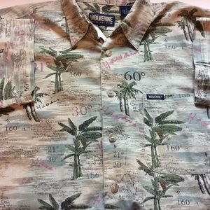 Men Wolverine Hawaiian Vintage button up Shirt